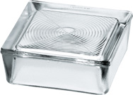 Bloco de vidro côncavo